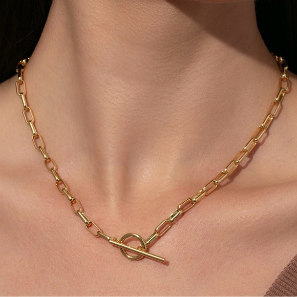 Uncommon James Jewelry - NEW Uncommon James Gold Staple Chain Necklace.